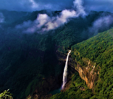 Nohkalikai Falls Cherrapunji